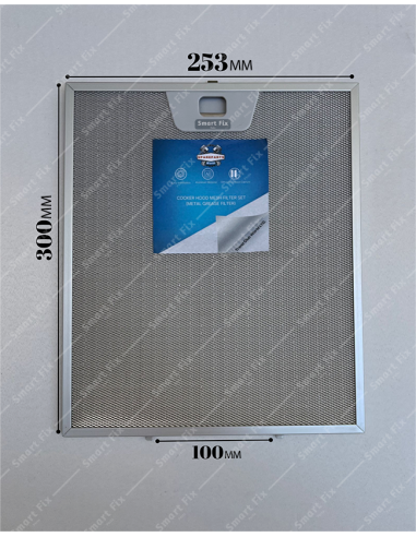 253x300 mm Aspiratör & Davlumbaz Tel Yağ Filtresi | Model: 11013941 - 4055081220 - 9197062495 | 25,3x30 cm