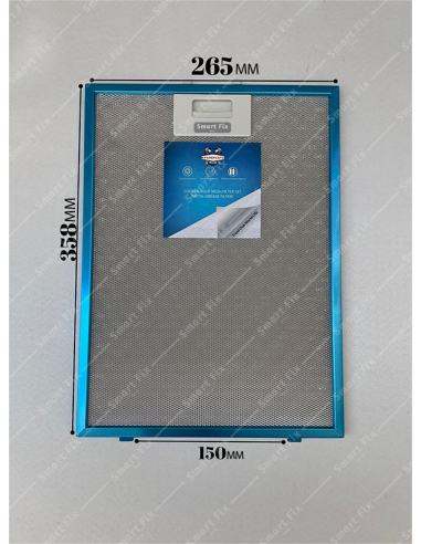 Pitsos: 3MED60G | 265x358 mm | Aspiratör & Davlumbaz Tel Yağ Filtresi | Model: 00703451| 26,5x35,8 mm