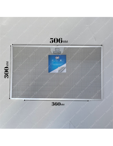 Faber: Easy |506x300mm| Aspiratör & Davlumbaz Tel Yağ Filtresi | Model: 00744829-133.0184.490-4055135349 |50,6x30cm