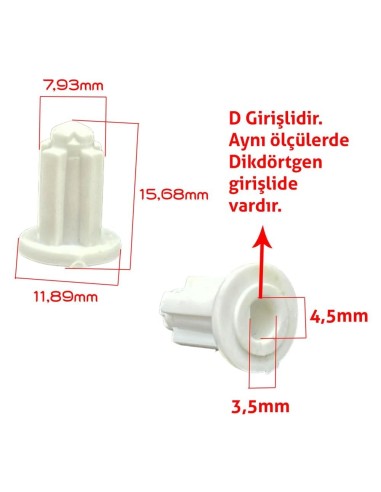 Korkmaz Uyumlu A445 Vertex Blender Kavrama Dişlisi (Parçalayıcı, Çırpıcı Adaptör İçin) Model2