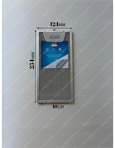 Bosch: DWK098G51 | 125x255 mm | Aspiratör & Davlumbaz Tel Yağ Filtresi | Model: 00746790-4055348199-133.0200.454 | 12,5x25,5 cm