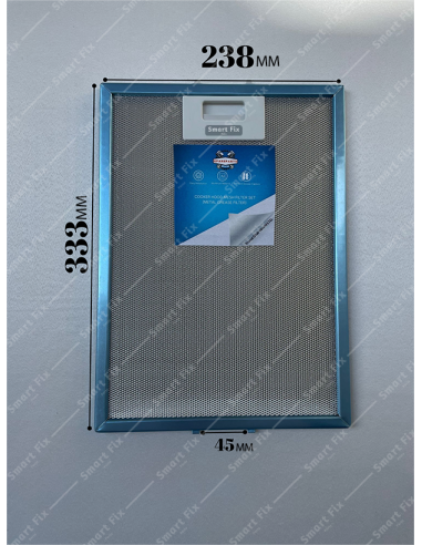 Thomson: DST9470XI | 240x333 mm | Aspiratör & Davlumbaz Tel Yağ Filtresi | Model: YY87X6378 | 24x33,3 cm